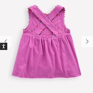 NWT Boden Cross-back Pom Top